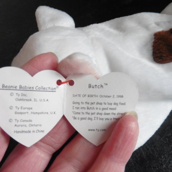 Ty Beanie Baby "Butch" the dog - Picture 2 of 7